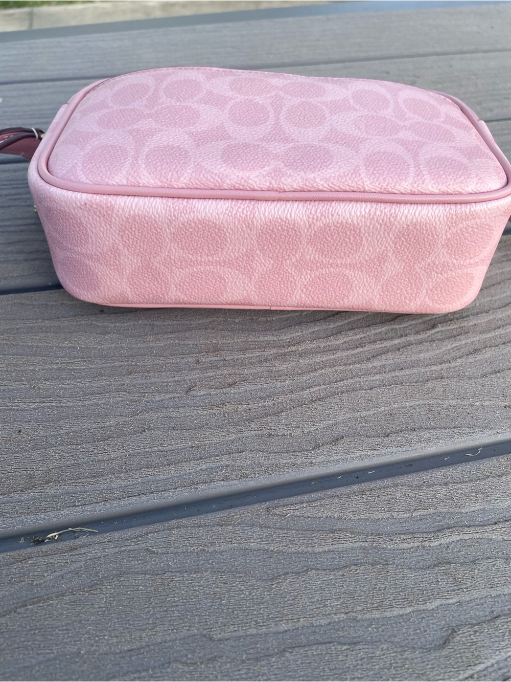 Coach Mini Jamie Pink Signature Crossbody - Picture 5 of 14